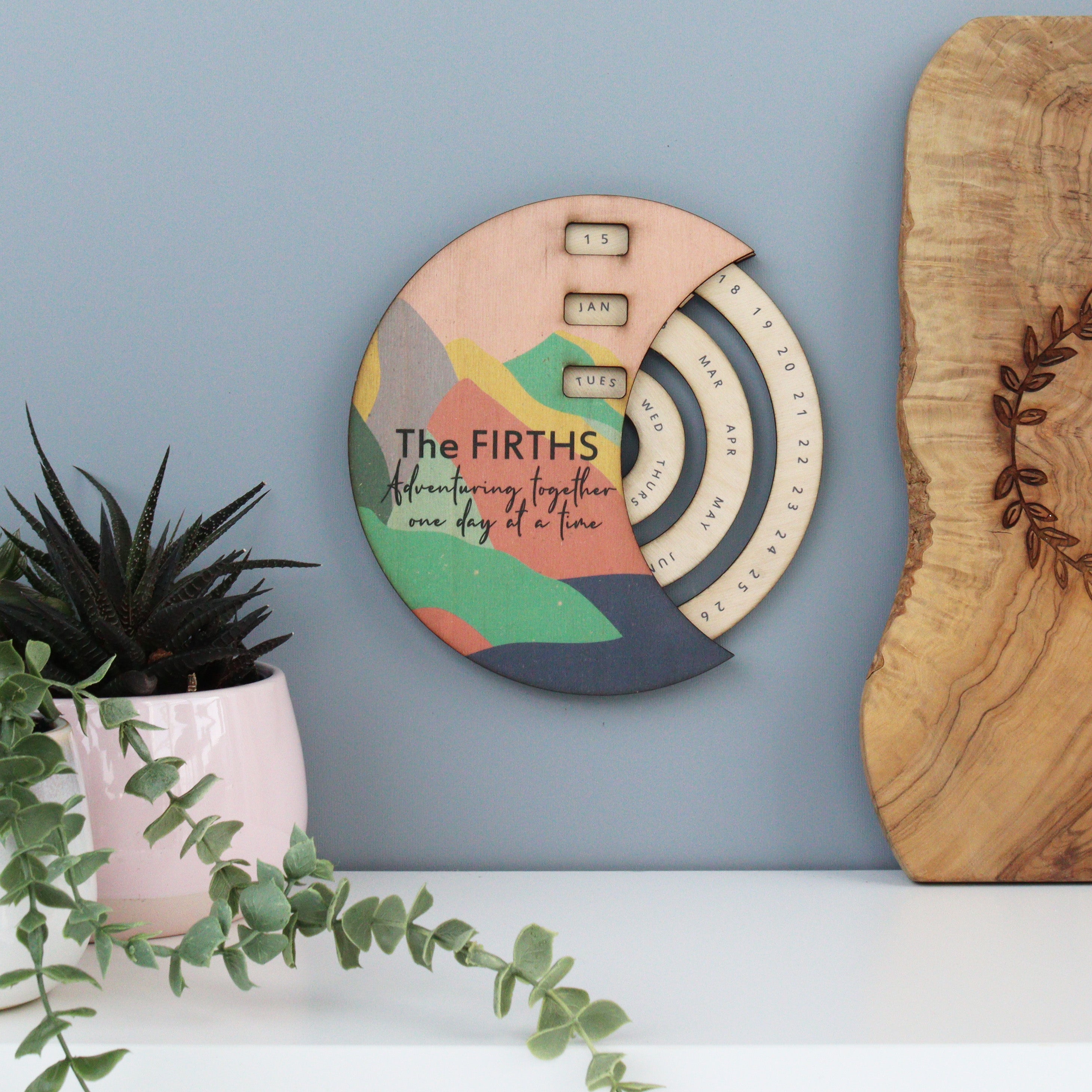 Personalised Family Perpetual Calendar