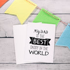 Best Daddy in the World Father's Day Card