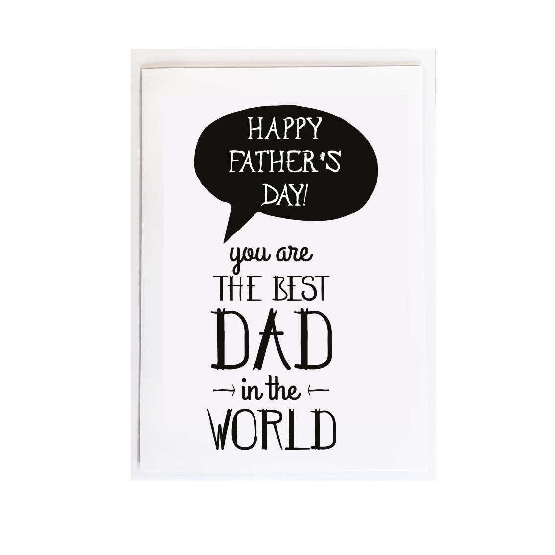 You are the best dad in the world Father's Day Card