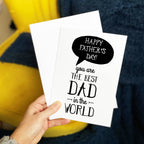 You are the best dad in the world Father's Day Card