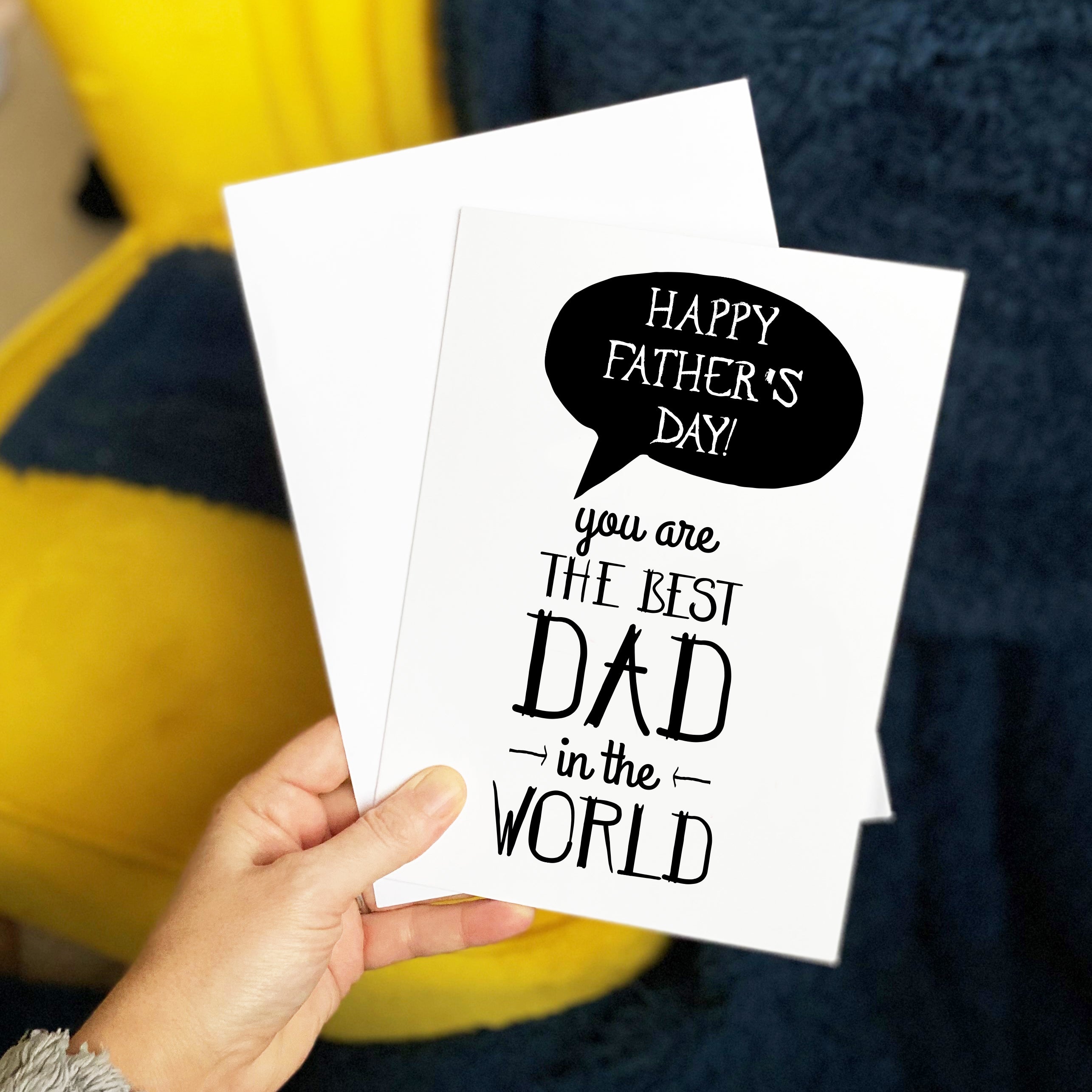 You are the best dad in the world Father's Day Card
