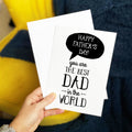You are the best dad in the world Father's Day Card