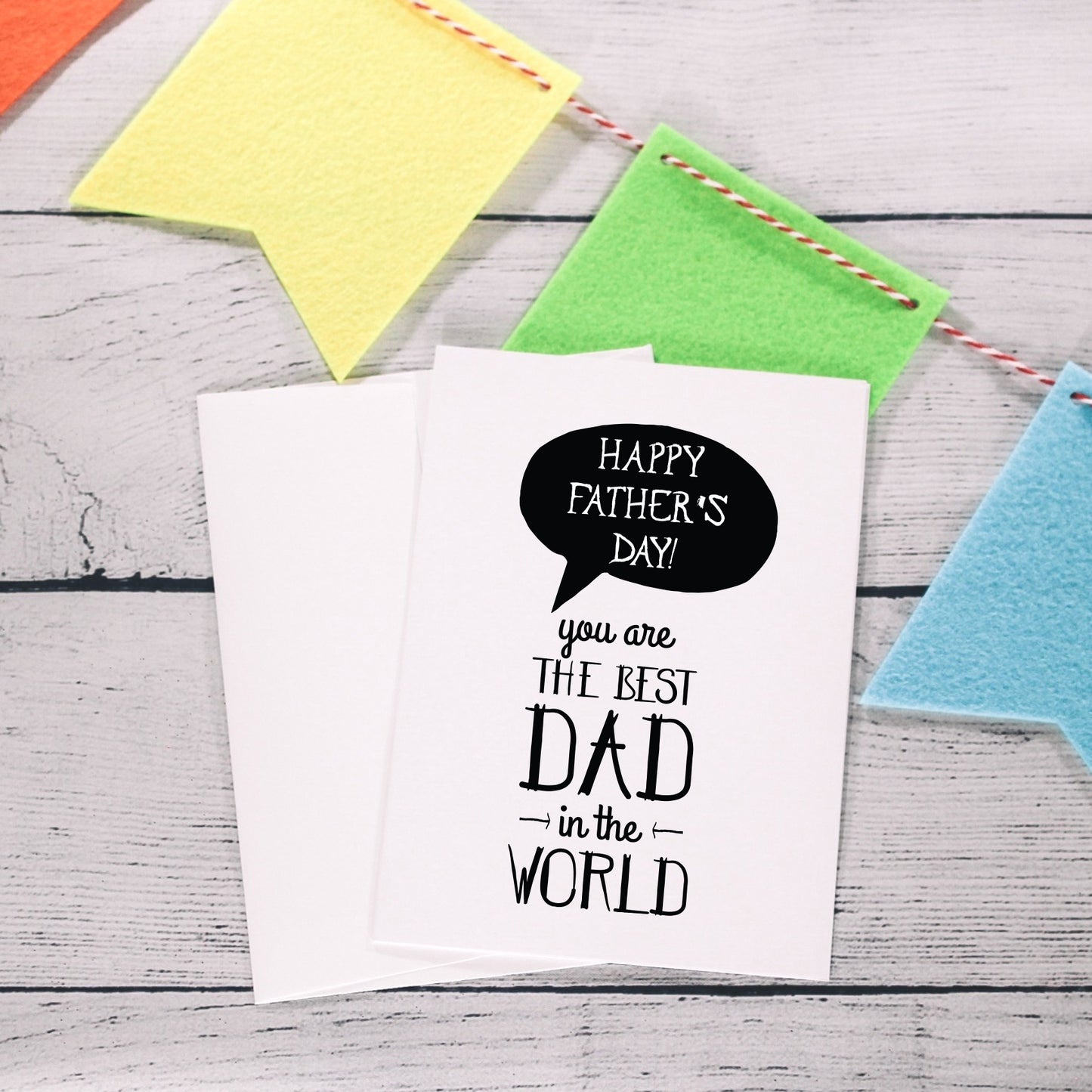 You are the best dad in the world Father's Day Card
