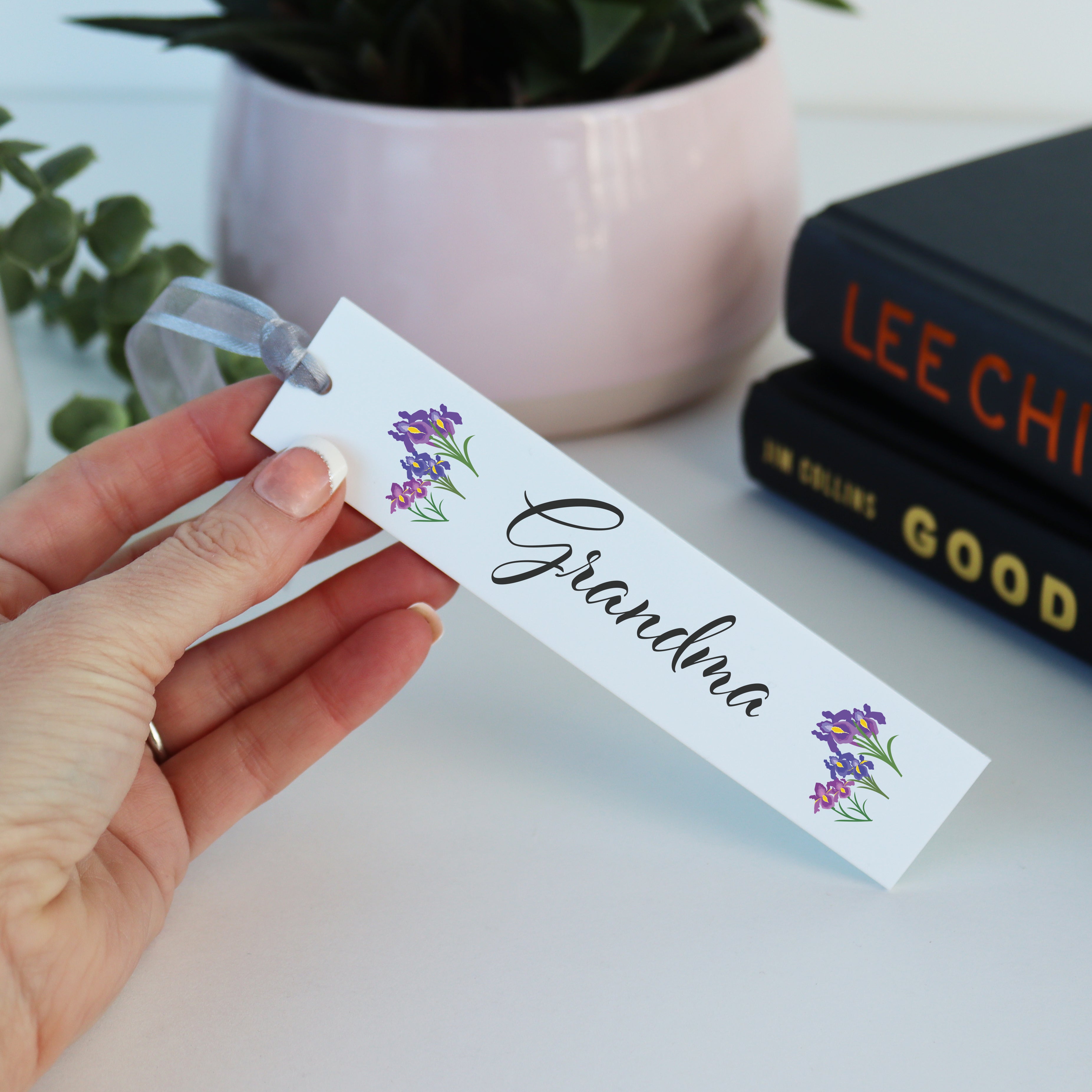 Personalised Birth Flower Bookmark