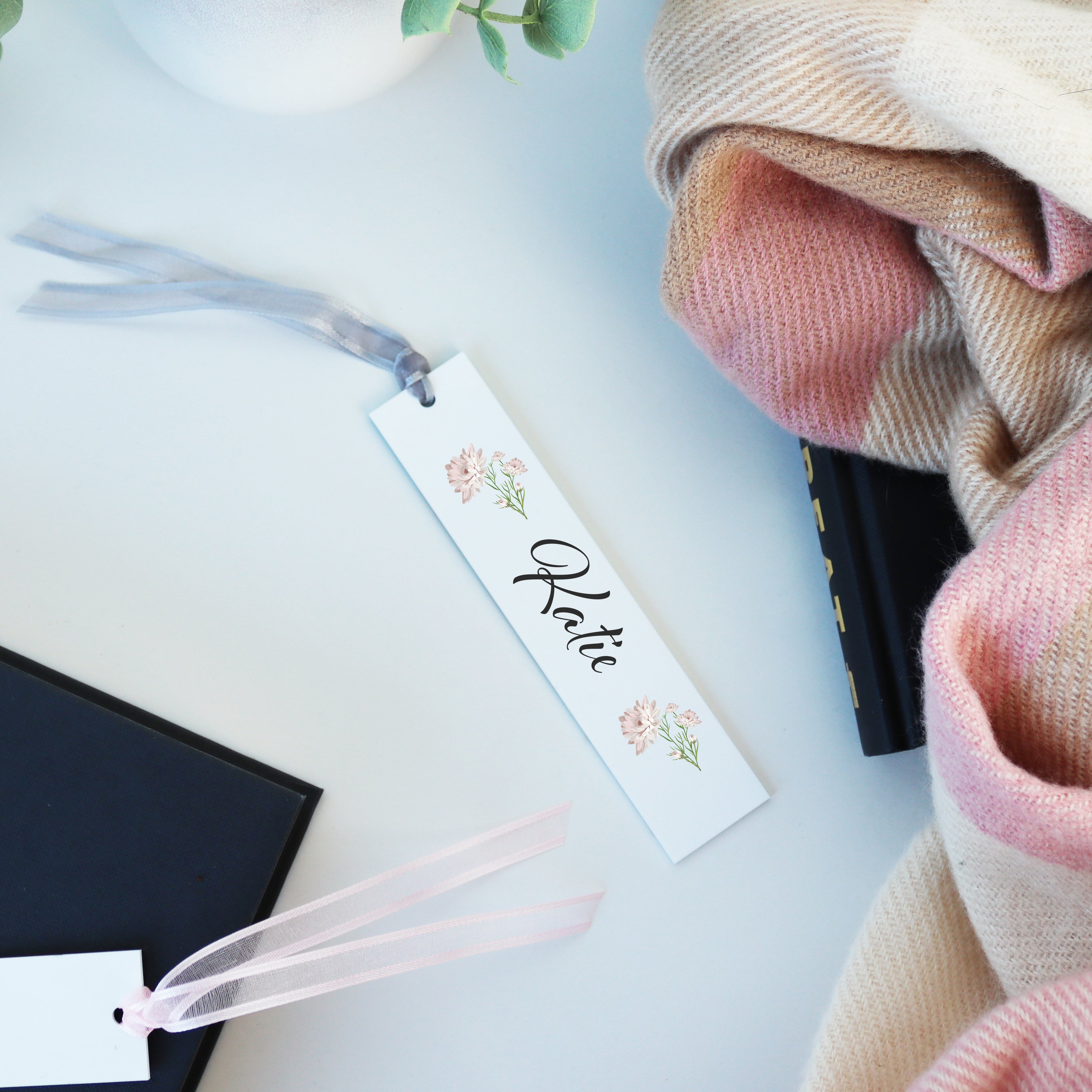 Personalised Birth Flower Bookmark