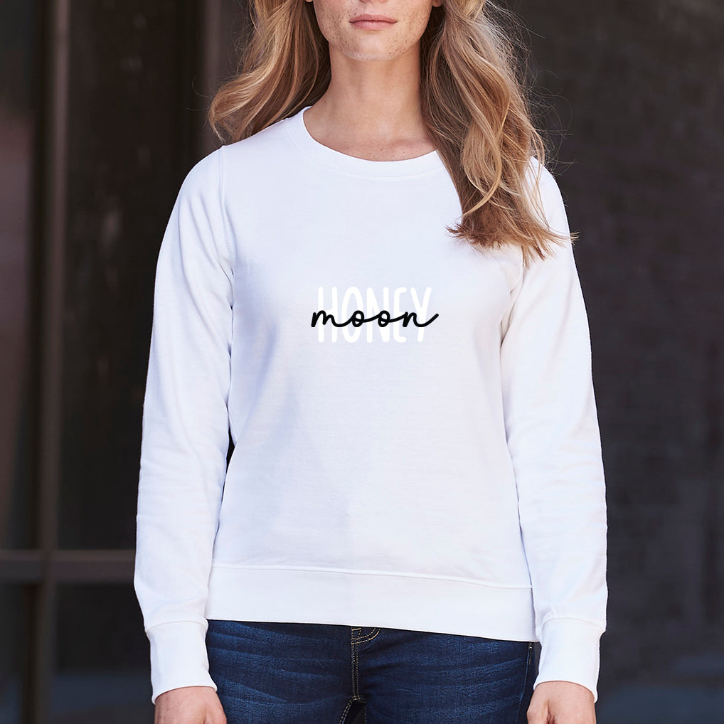 Honeymoon White Sweatshirt