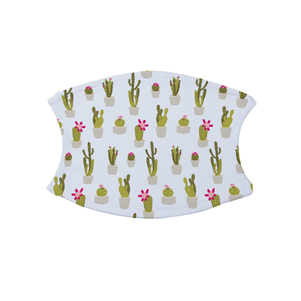Cactus Print Double Layer Facemask, Filters Provided