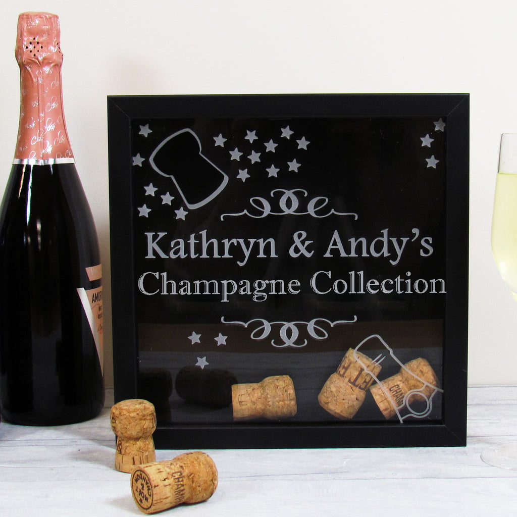Champagne Cork Collection Box