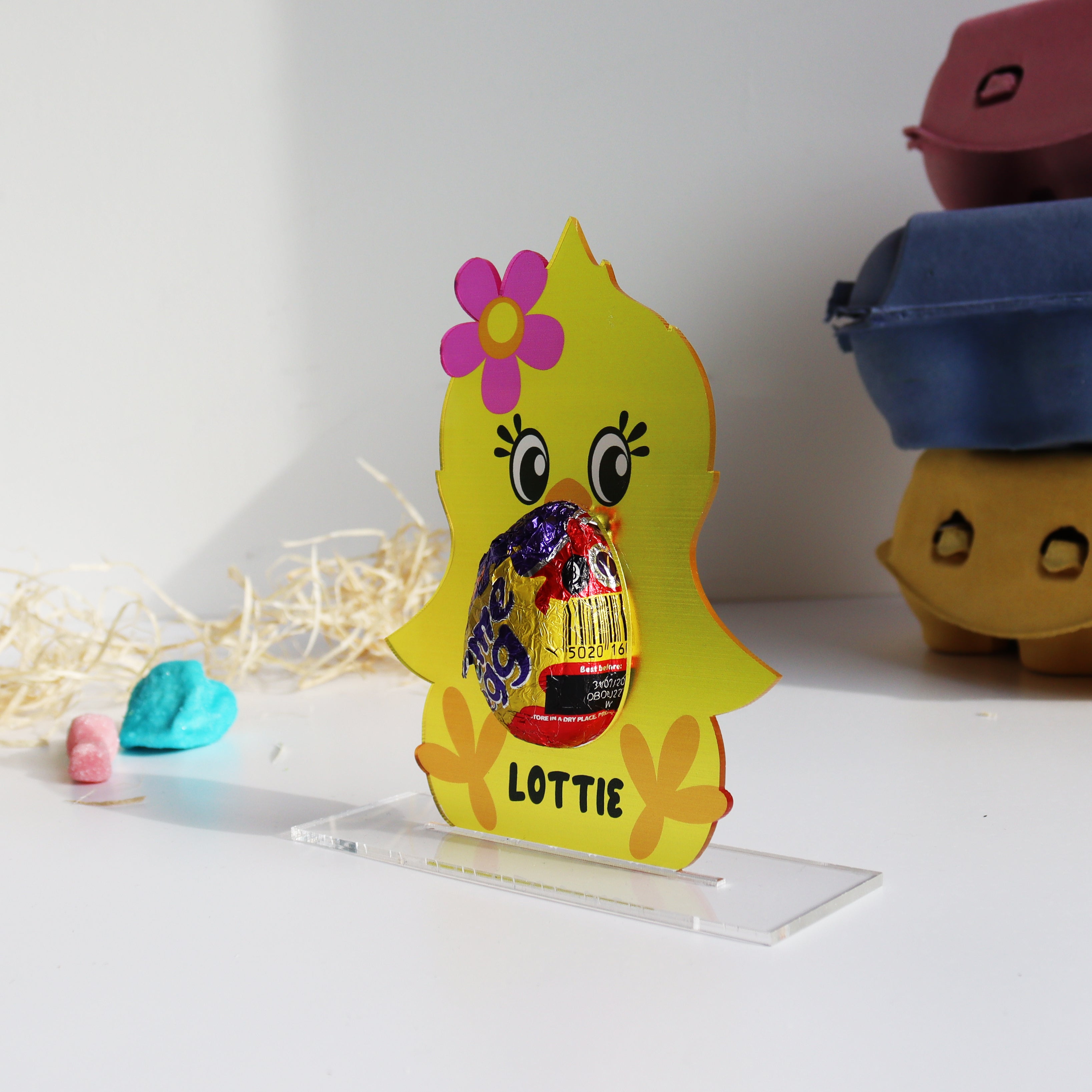 chick single egg creme holder