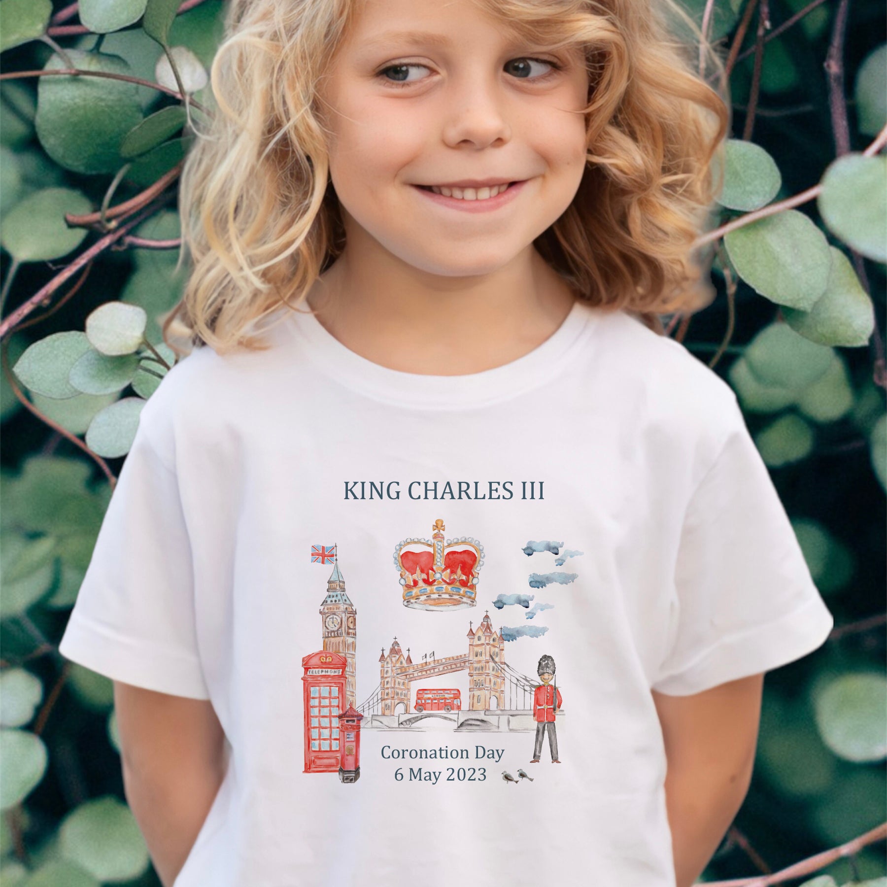 child&#39;s coronation tshirt tshirt for king charles III coronation