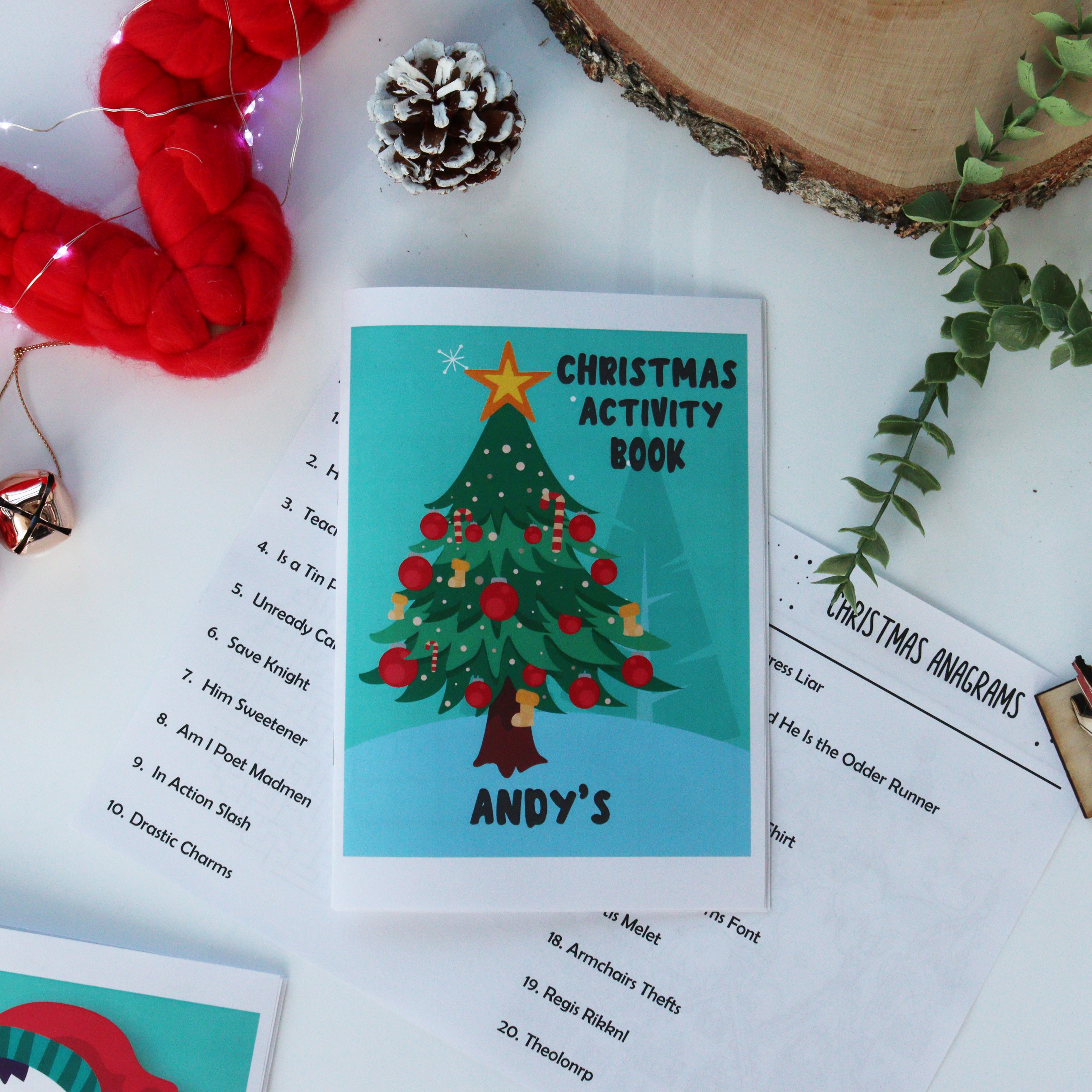 Christmas Adult And Child Activity Books