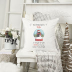 Personalised Christmas Eve Cushion