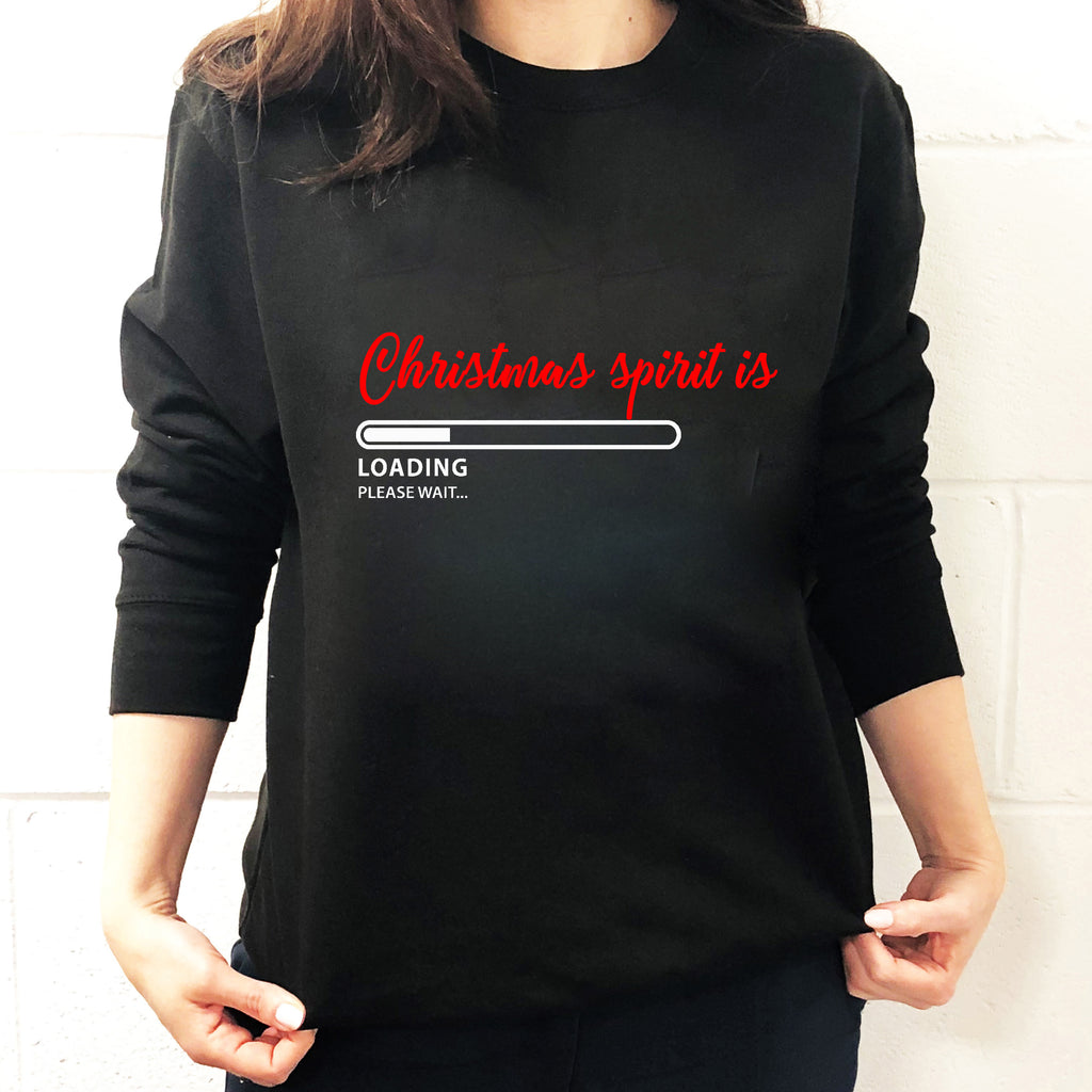 Christmas Spirit Is Loading… Christmas Jumper
