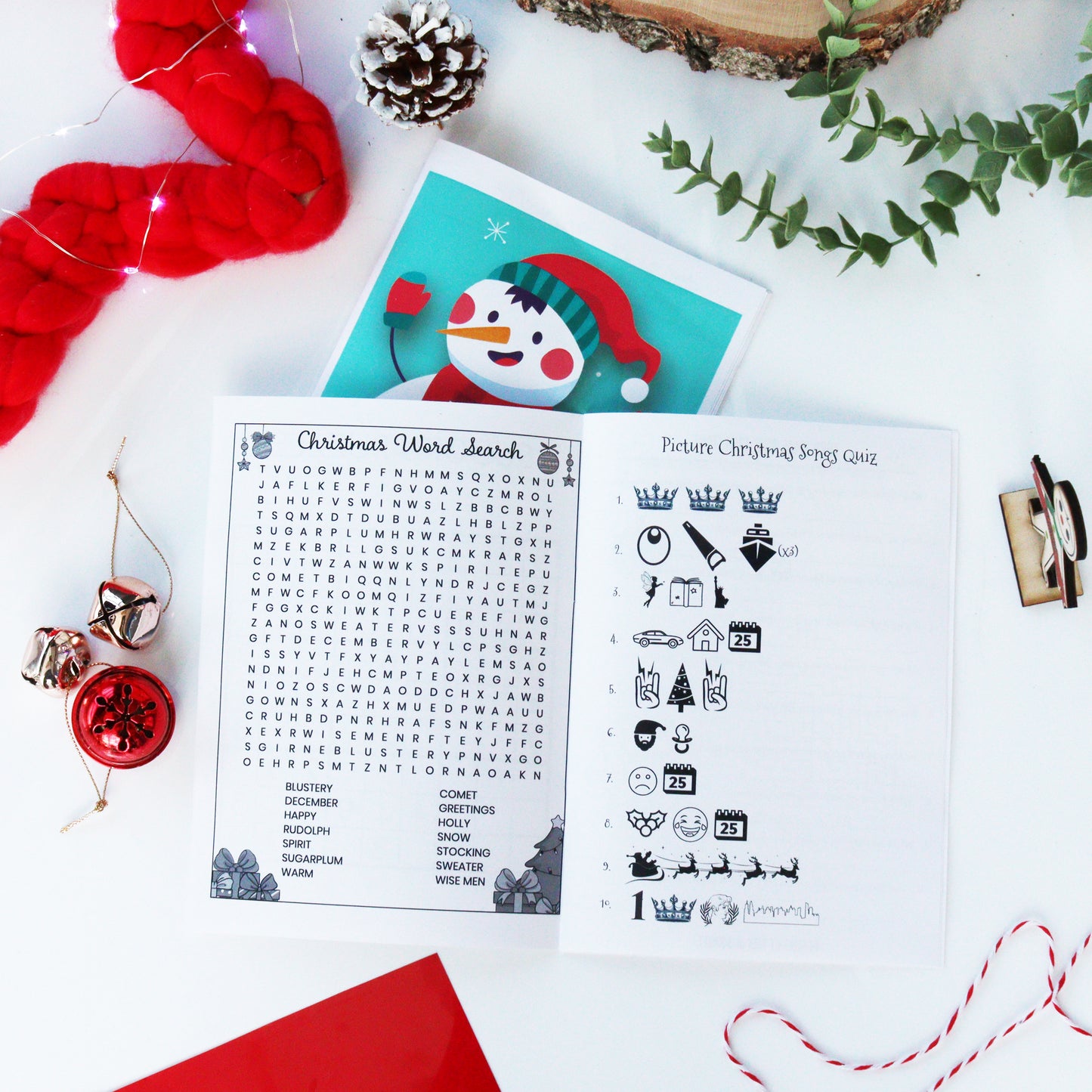 Christmas Adult And Child Activity Books