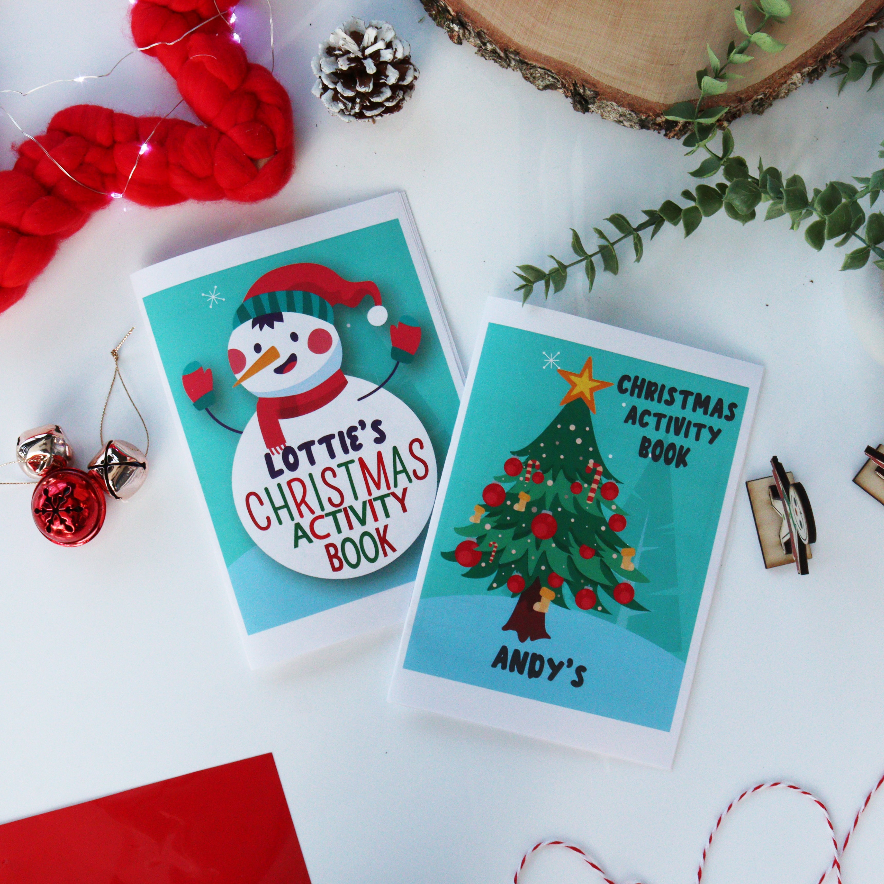 Christmas Adult And Child Activity Books