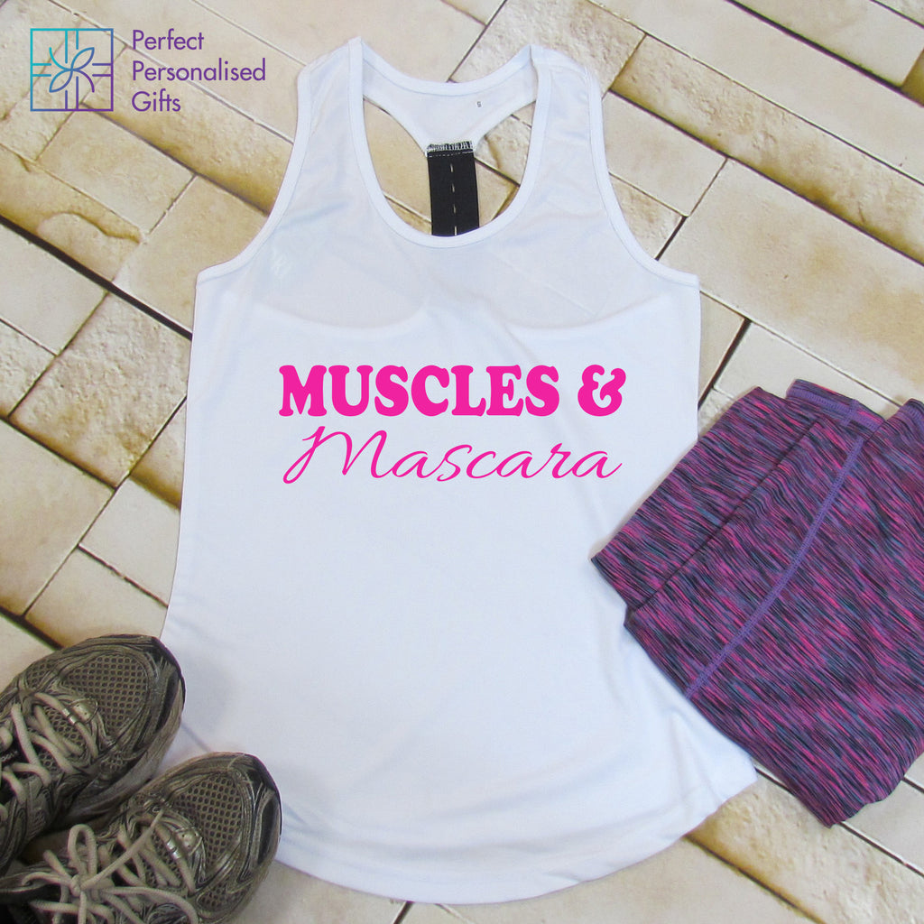 Gym Muscles & Mascara TriDri Racerback Vest