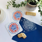 coaster coronation showing set of all three designs