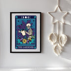 Tarot Gardener Lover Typographical Print
