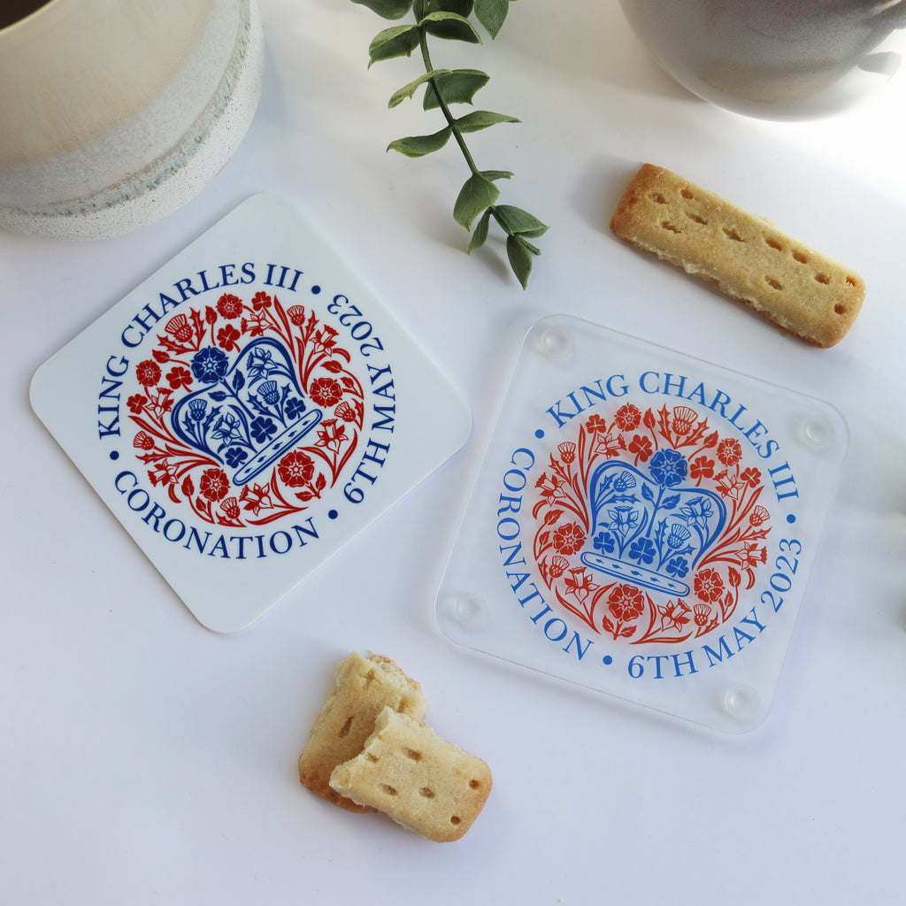 coronation coaster for King Charles III coronation