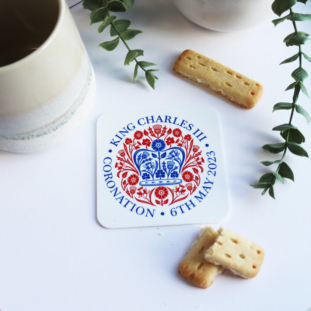 coronation coaster set of 4 acrylic coasters for coronation