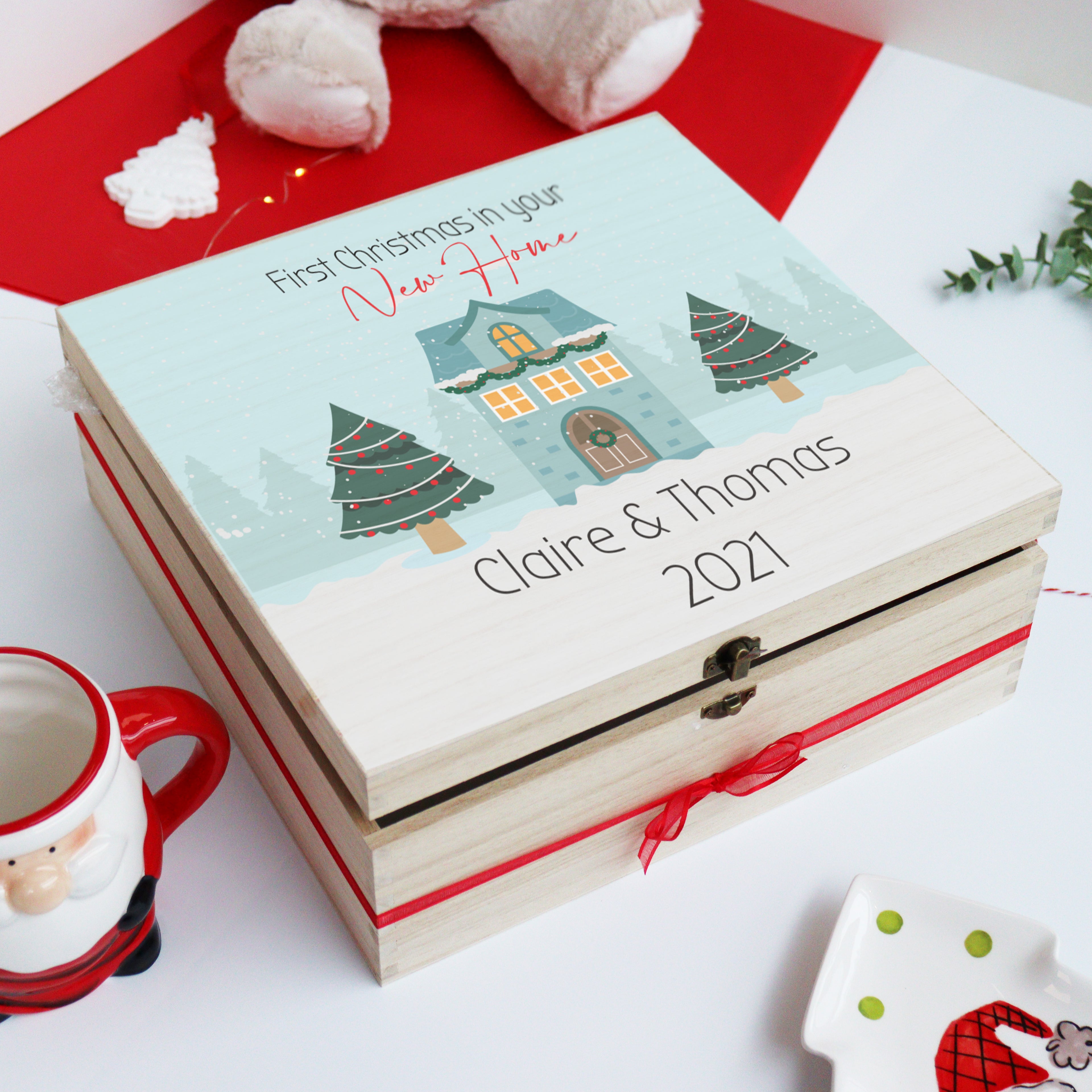 Personalised Couples Christmas Eve Box
