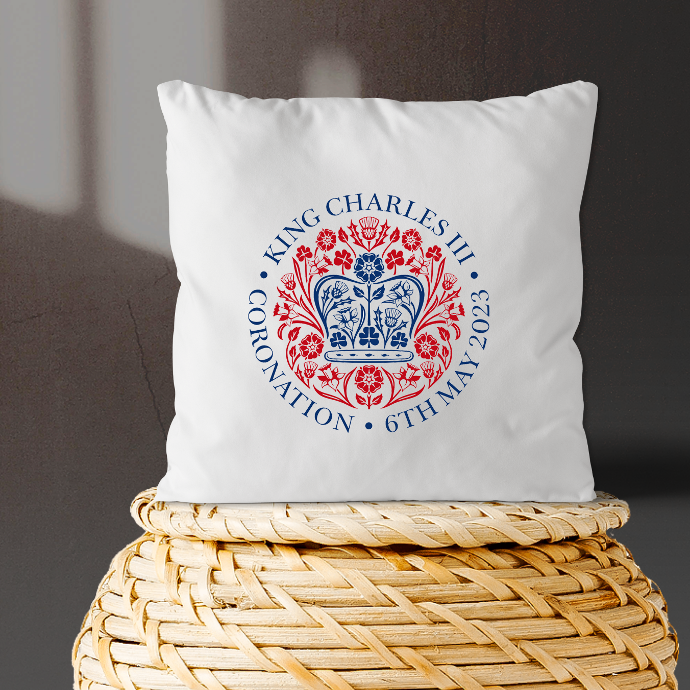 cushion cover for king charles IIi coronation queen consort cushion cover