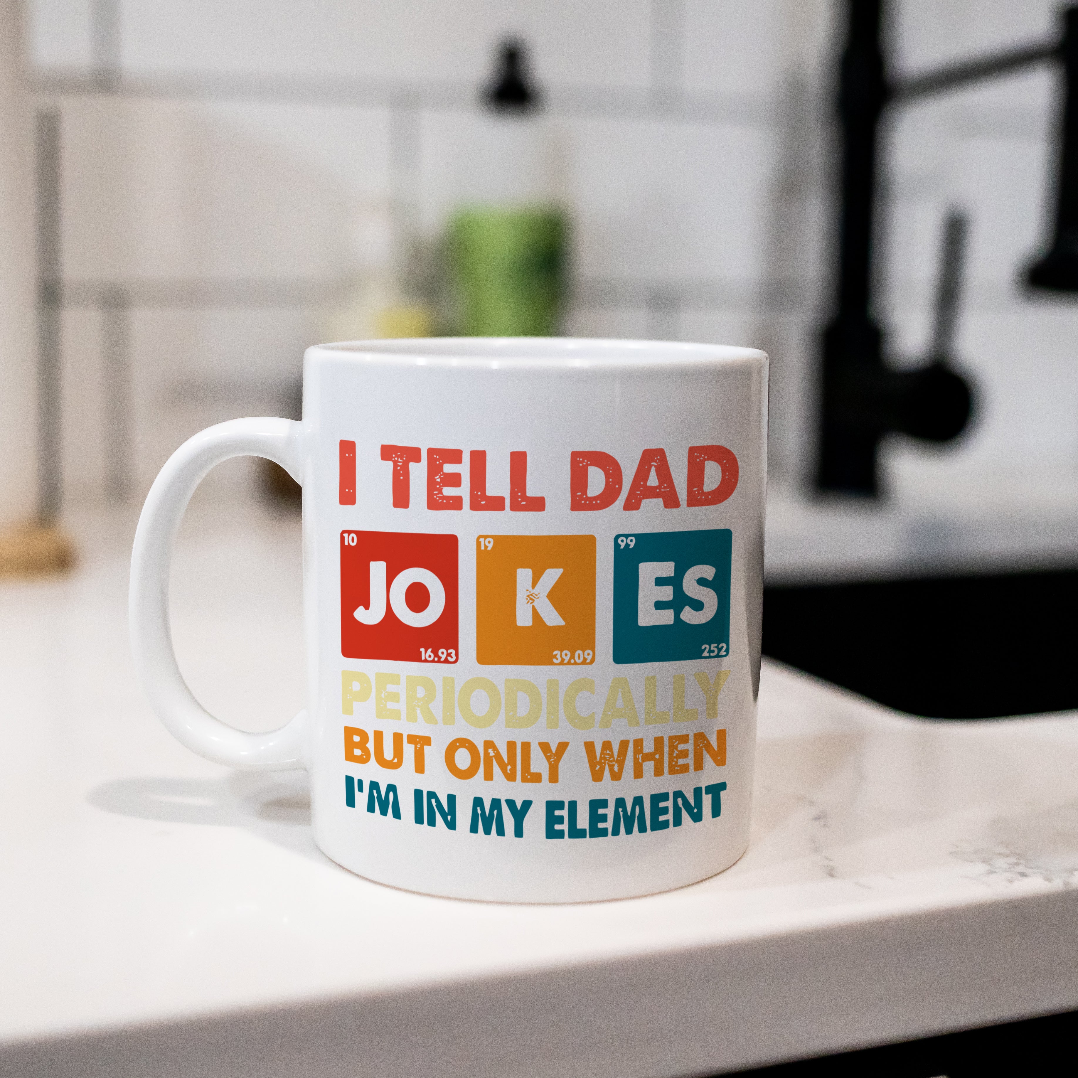 Funny Periodic Table Mug Dad Jokes