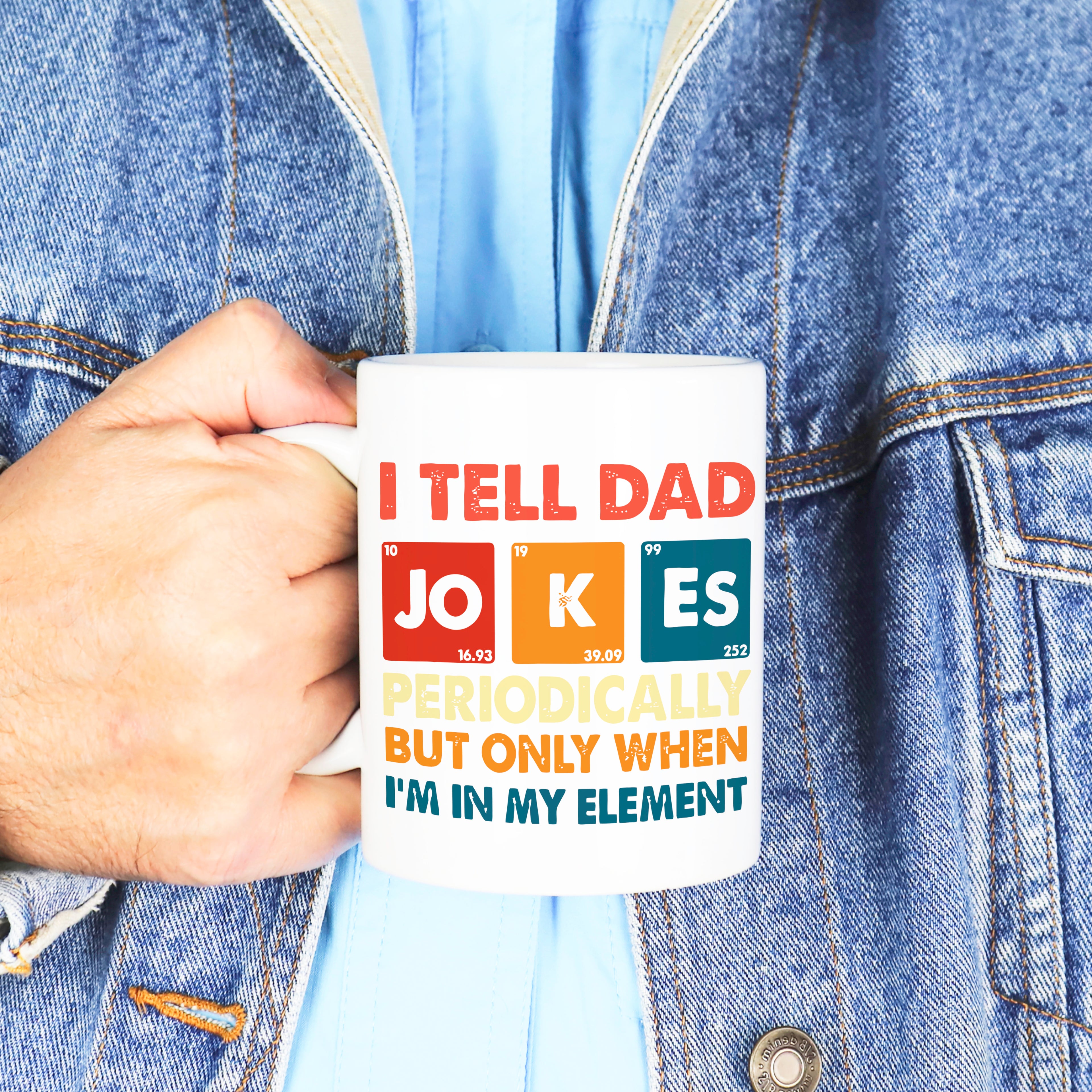Funny Periodic Table Mug Dad Jokes