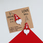 Gnome Valentine Love Earrings