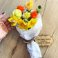 Personalised Easter Felt Flower Bouquet