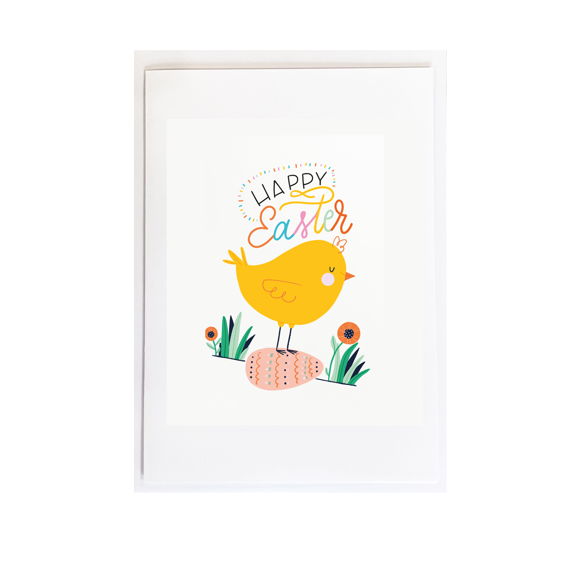 Happy Easter Card - Chick