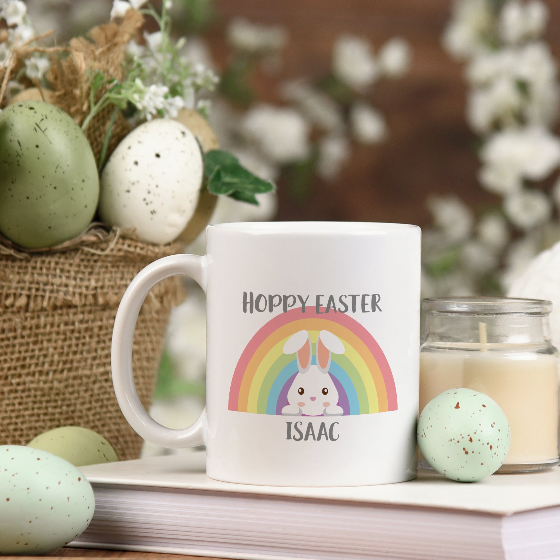 easter mug for child with name