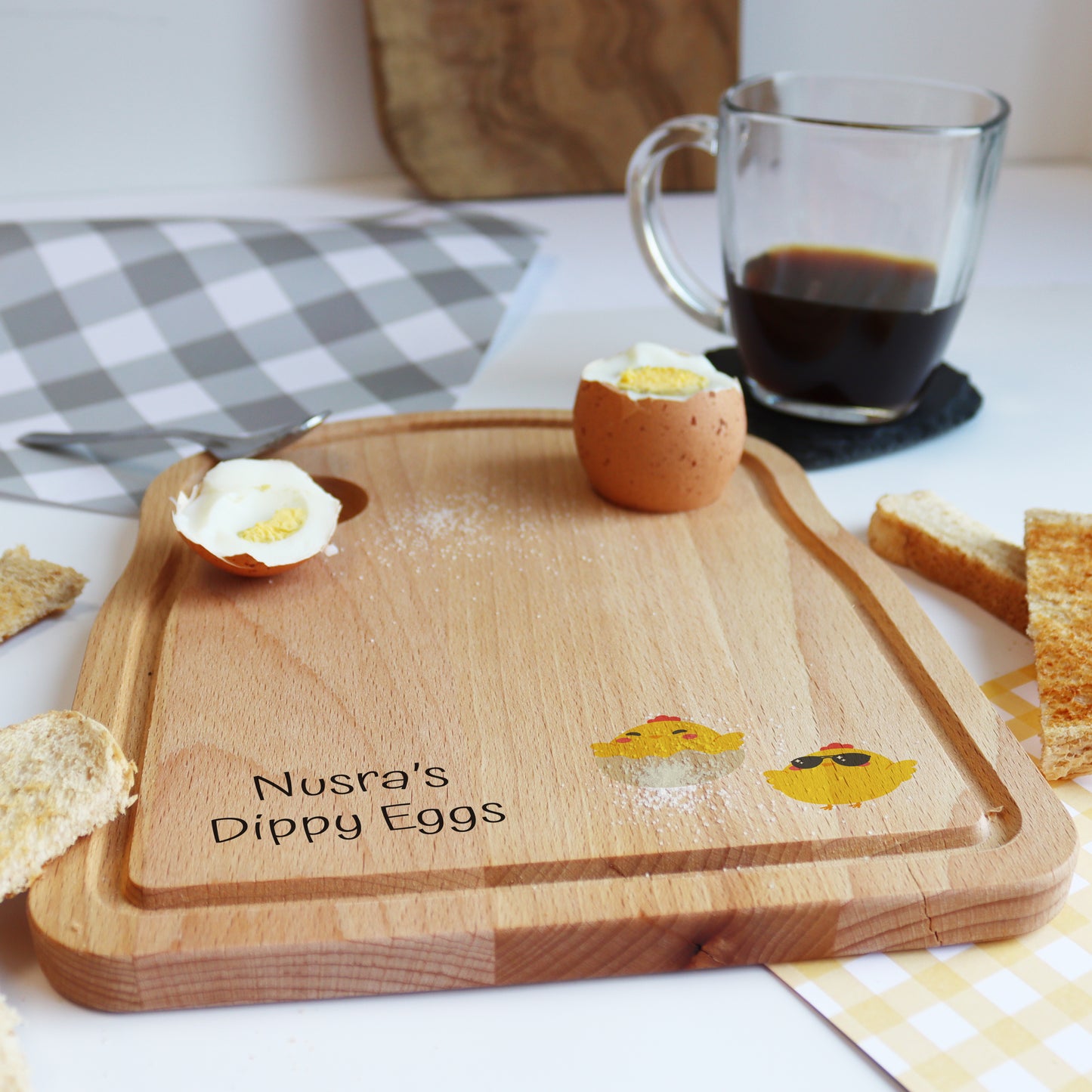 Dippy Egg Wooden Board