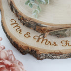 Personalised Natural Birch Log Cake Stand