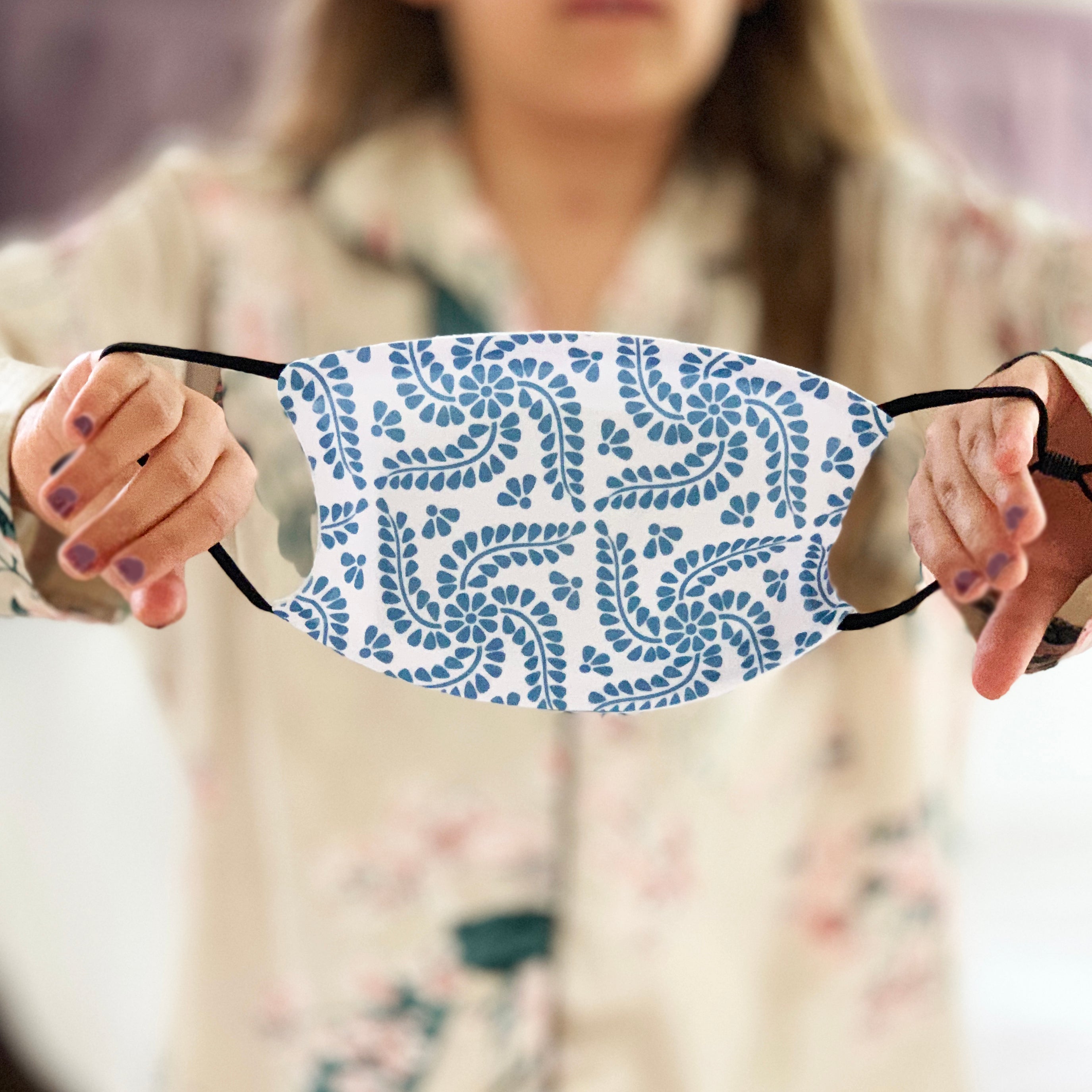 Printed Face Mask Double Layer With Filters Provided