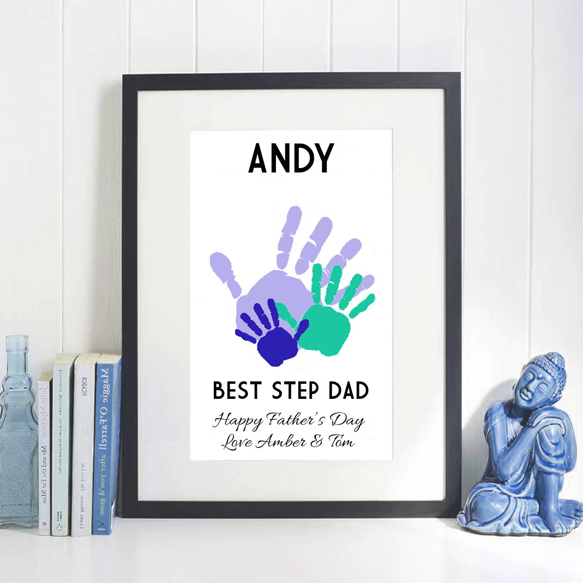 Personalised Father's Day Print Hand Print