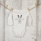 Cute bunny Easter baby grow, personalised gift for newborns and infants.