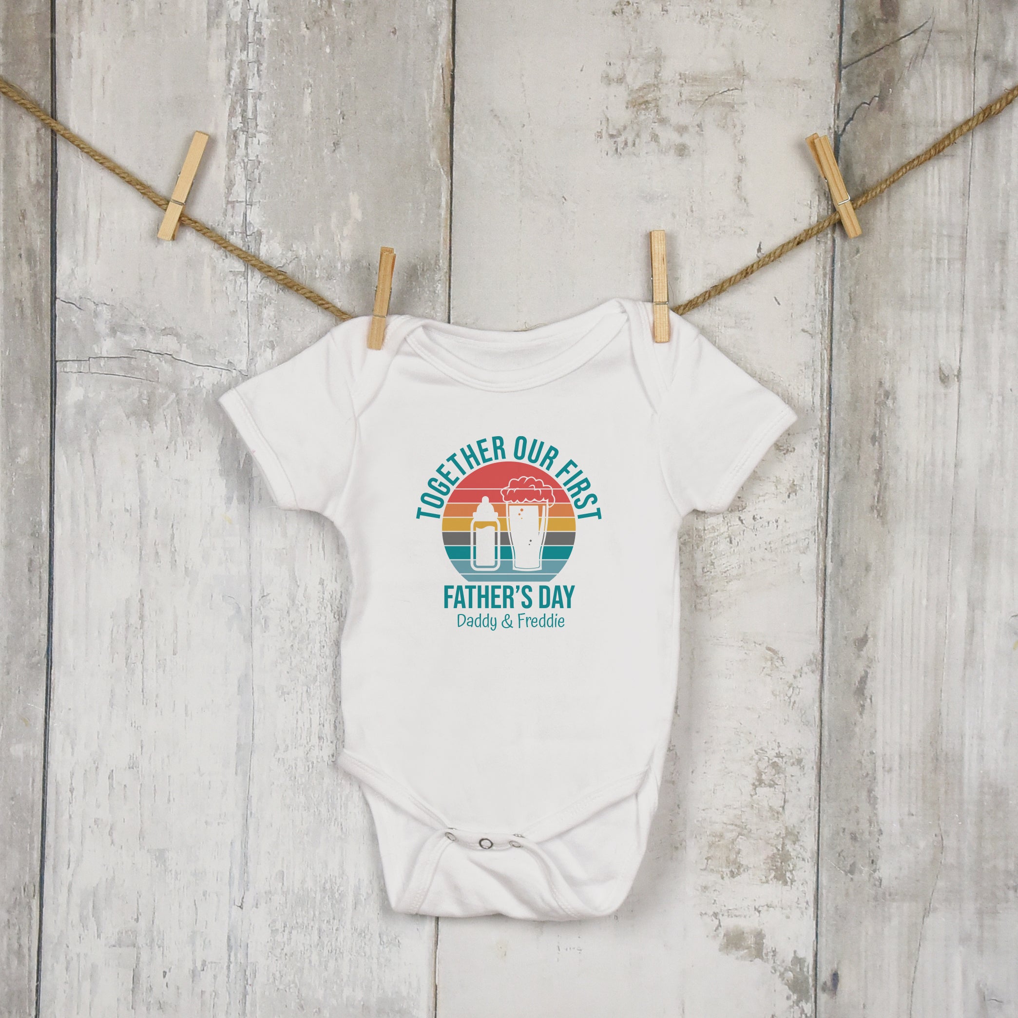 Personalised Father’s Day Baby Grow – New Dad Gift