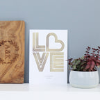 Foil Love Print