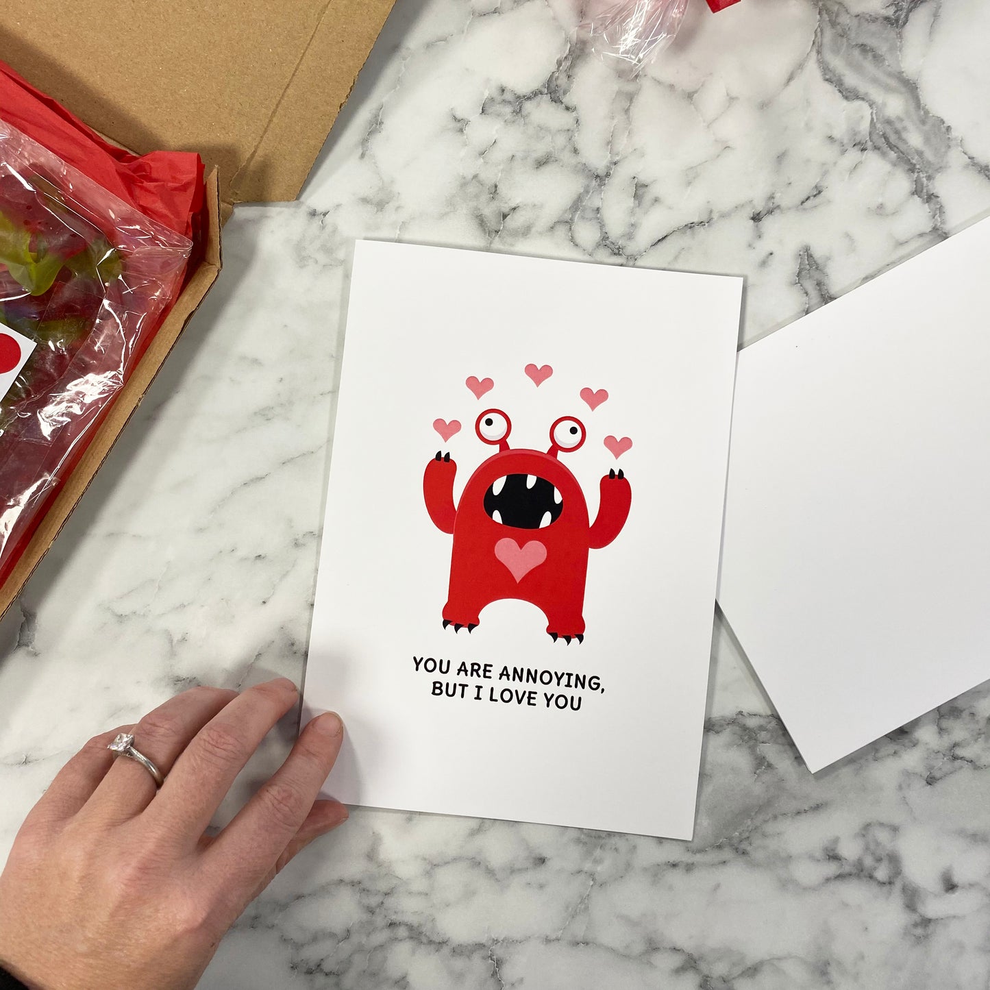 Funny You Are Annoying But I Love You Valentine's Card
