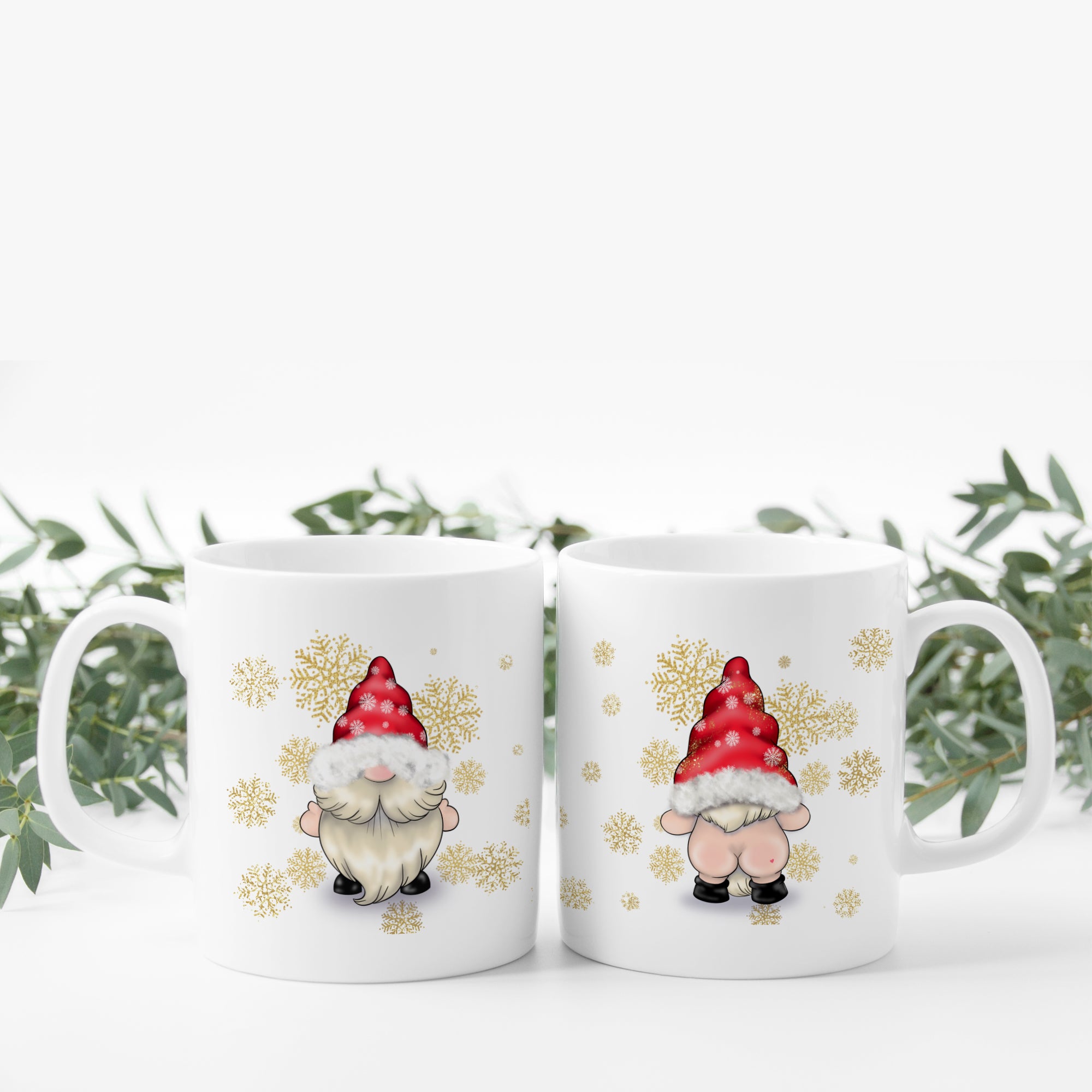Cheeky Bum Santa Gonk Christmas Mug