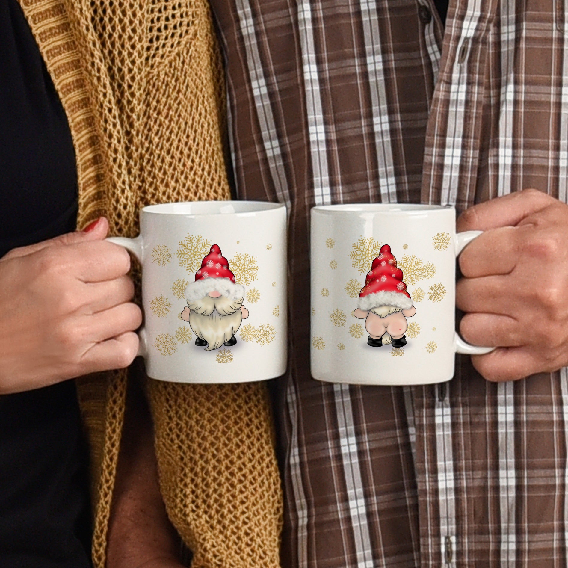 Cheeky Bum Santa Gonk Christmas Mug