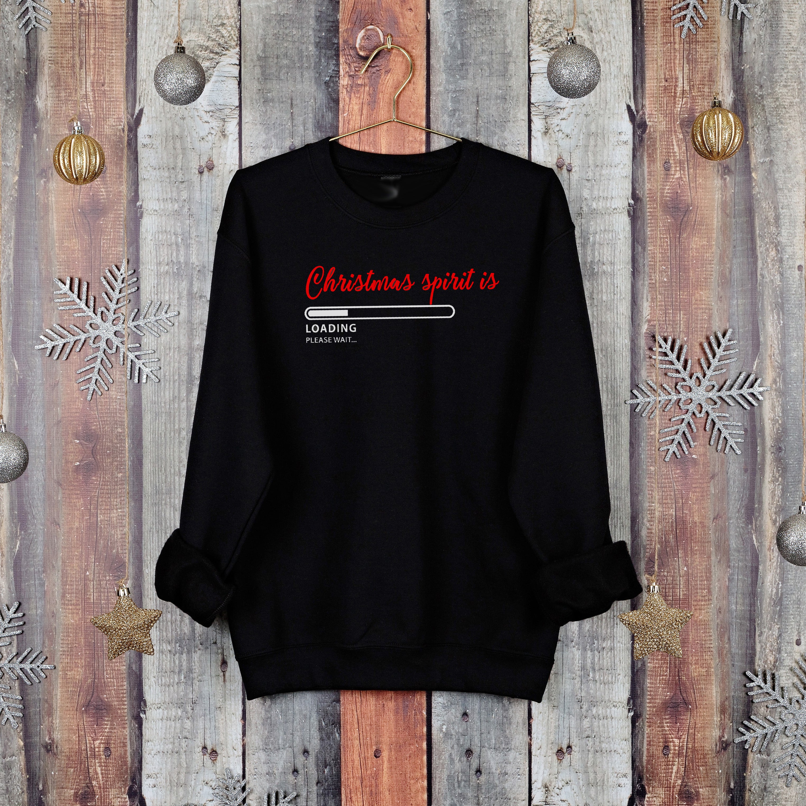 Christmas Spirit Is Loading… Christmas Jumper