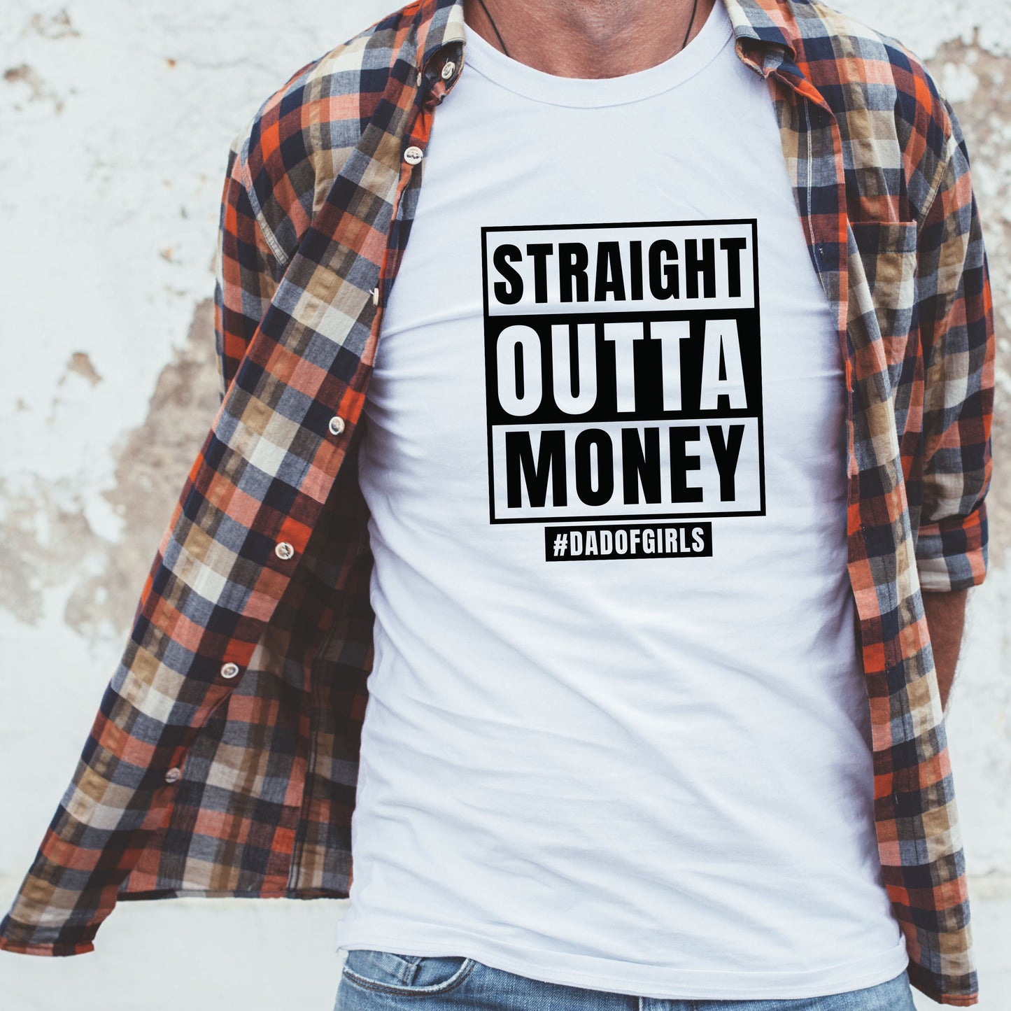 Straight Outta Money Dad Tshirt