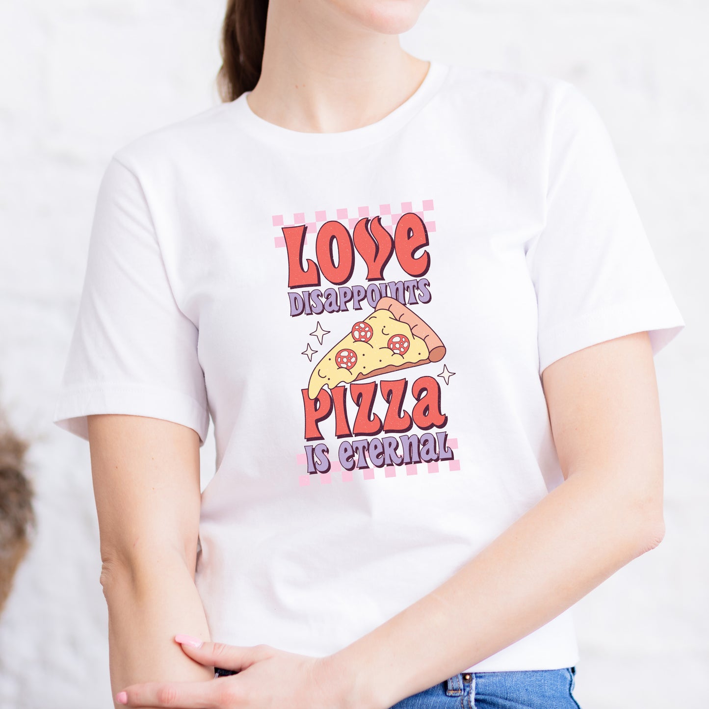 Love Disappoints Pizza Is Eternal Tshirt