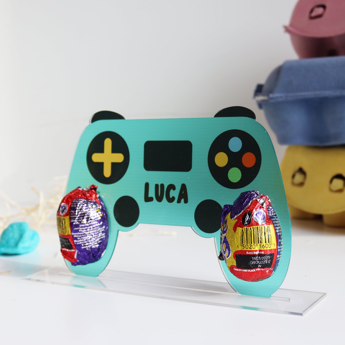 game controller easter egg acrylic holder