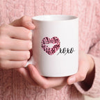Leopard Print Love Mug