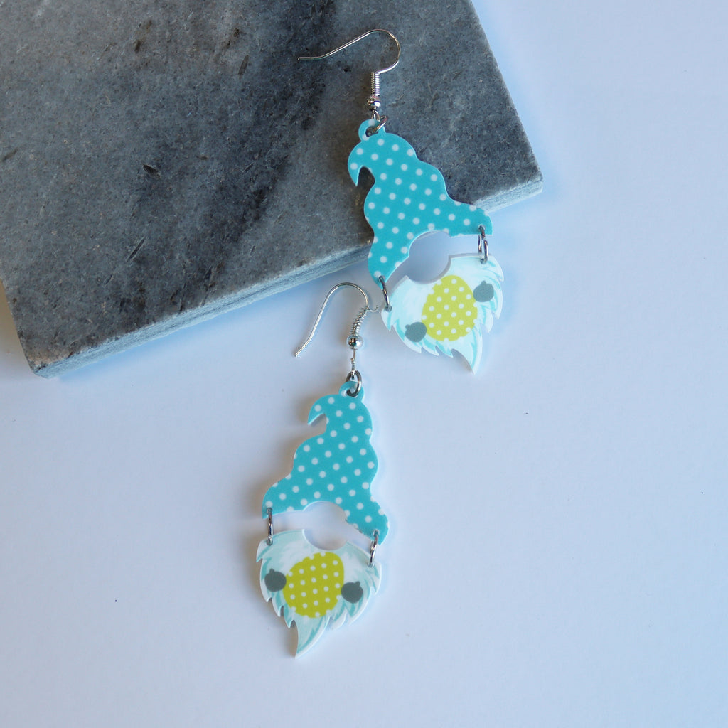 gnome costume easter earrings