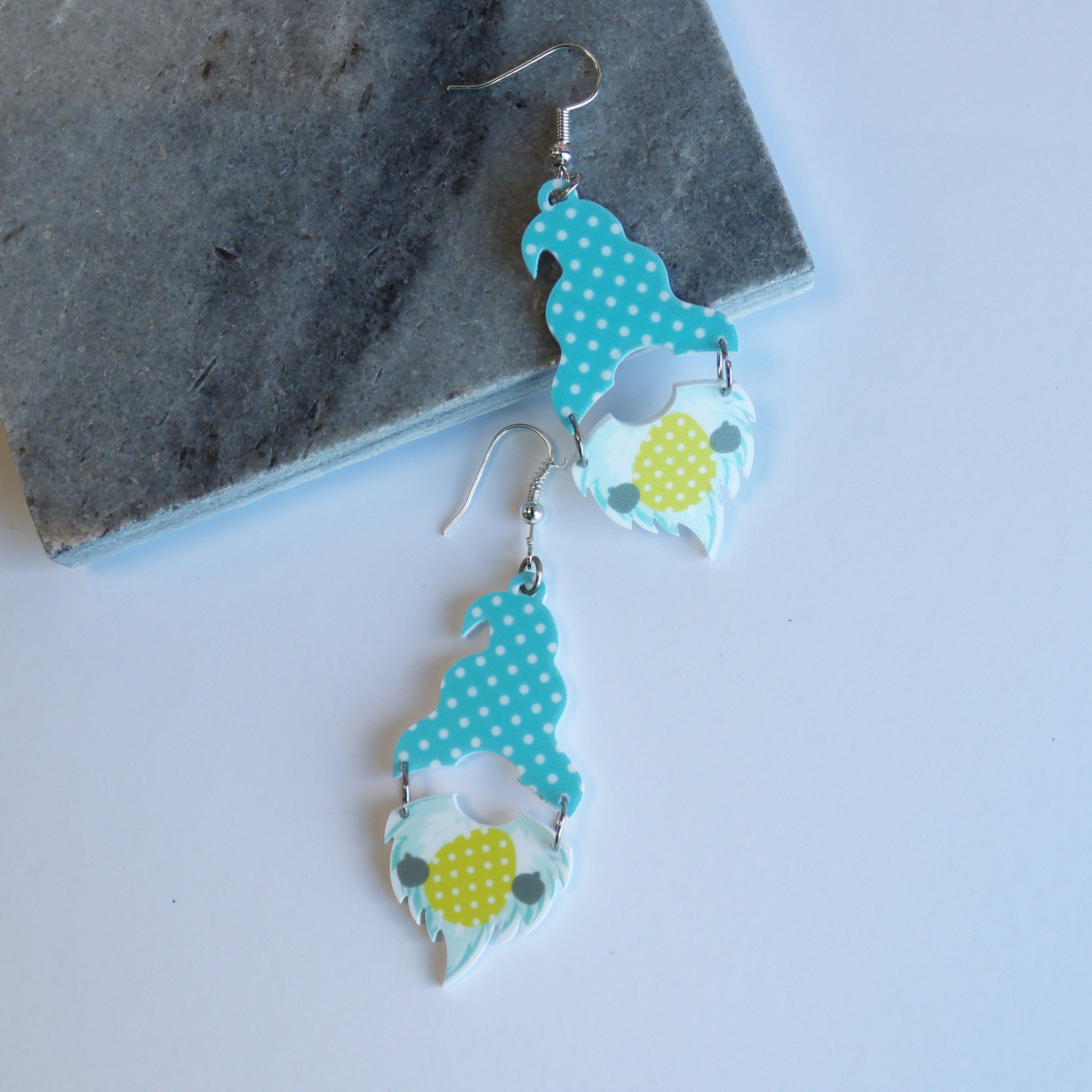 gnome costume easter earrings