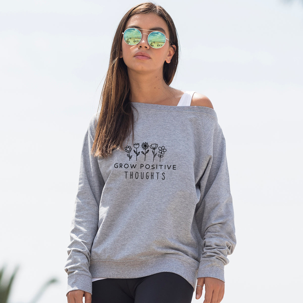 Grow Positive Thoughts Mindfulness Sweatshirt